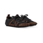 LV Sneakerinae Black And Brown Monogram - Image 2