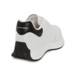Alexander Mcqueen Oversized Graffiti Sprint Runner - White Black - Image 3