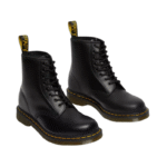 Dr. Martens 1460 Smooth Leather Lace Up Boot Black - Image 3