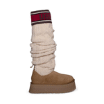 UGG Classic Sweater Letter Boot - Chestnut - Image 4