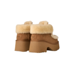 UGG Classic Esmee Lace Up Platform Boots suede Brown - Image 4
