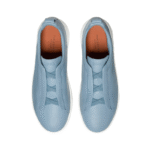 ZEGNA Triple Stitch SECONDSKIN Light Blue Calf Leather - Image 4